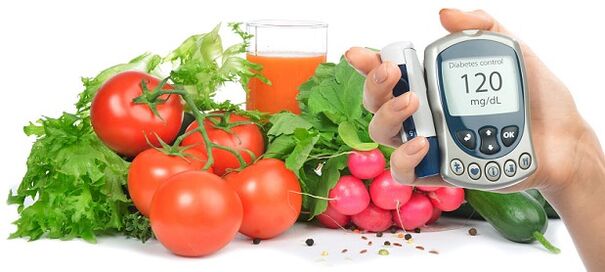Food nutrition required by diabetic patients