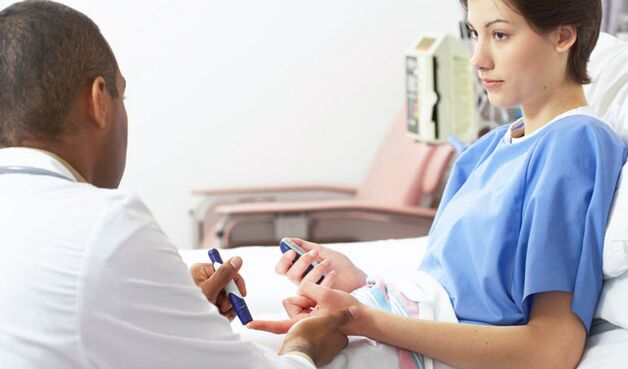 Measuring the level of glucose in the blood will help diagnose diabetes
